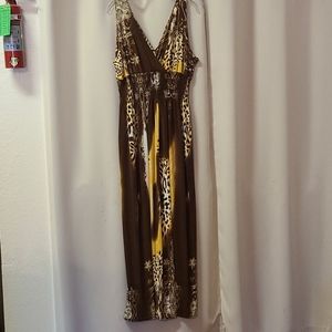 Printed Maxi Sun Dress